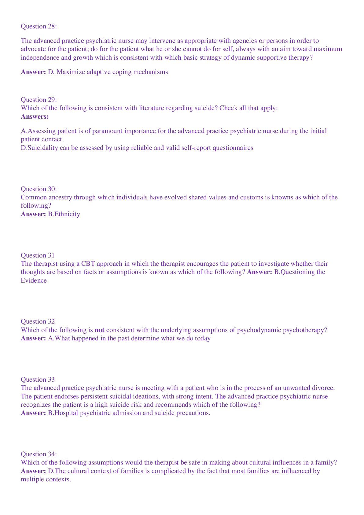 Preview image of NRNP 6645 Midterm Exam document