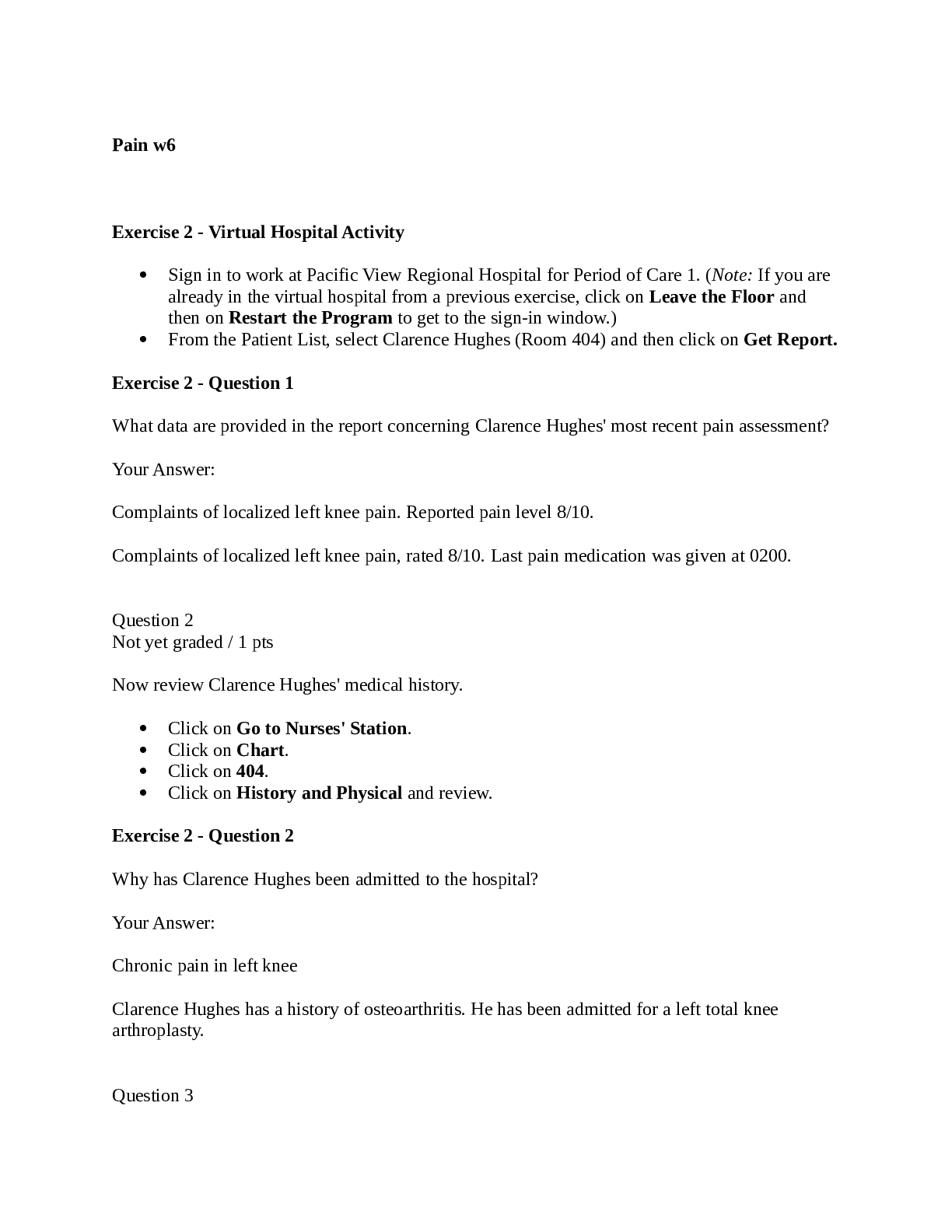 Preview image for VCE Quiz Pain w6