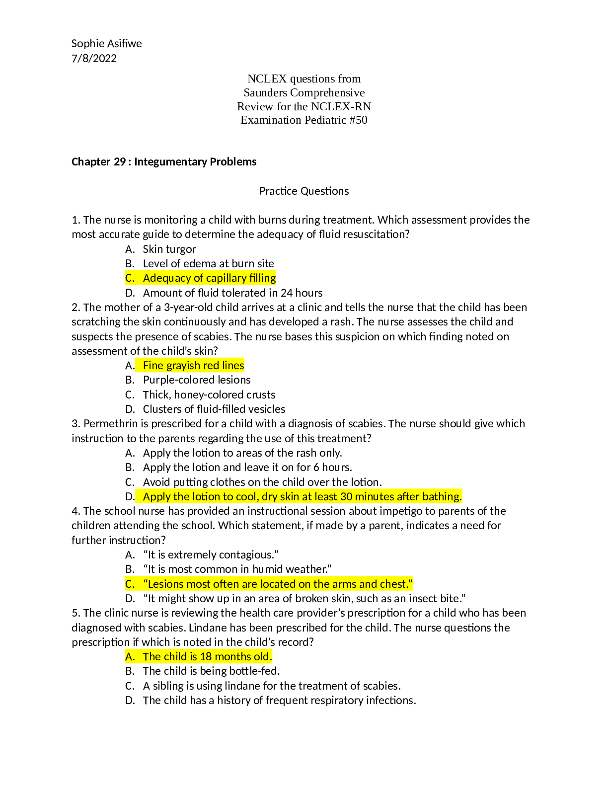 Preview image for 2022 NCLEX-RN COMPREHENSIVE EXAM REVIEW