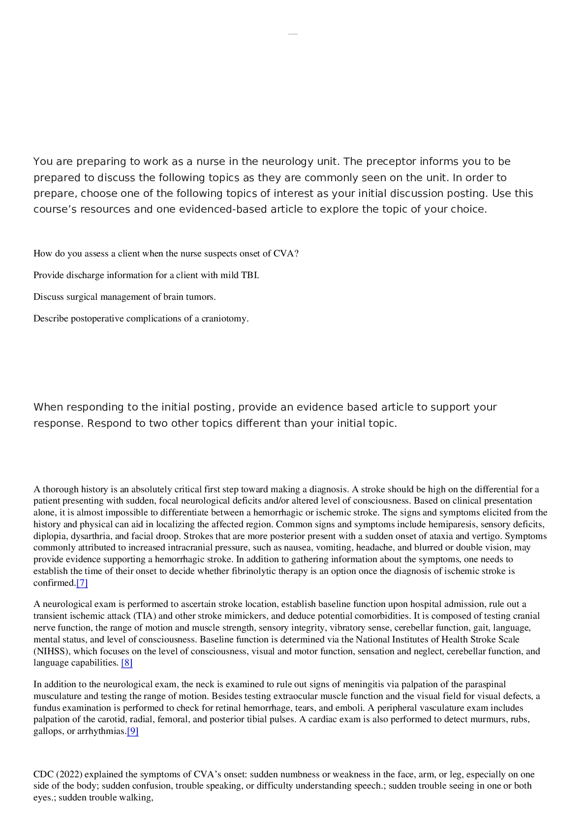 Preview image for Module 02 Discussion Disorders of the Central Nervous System