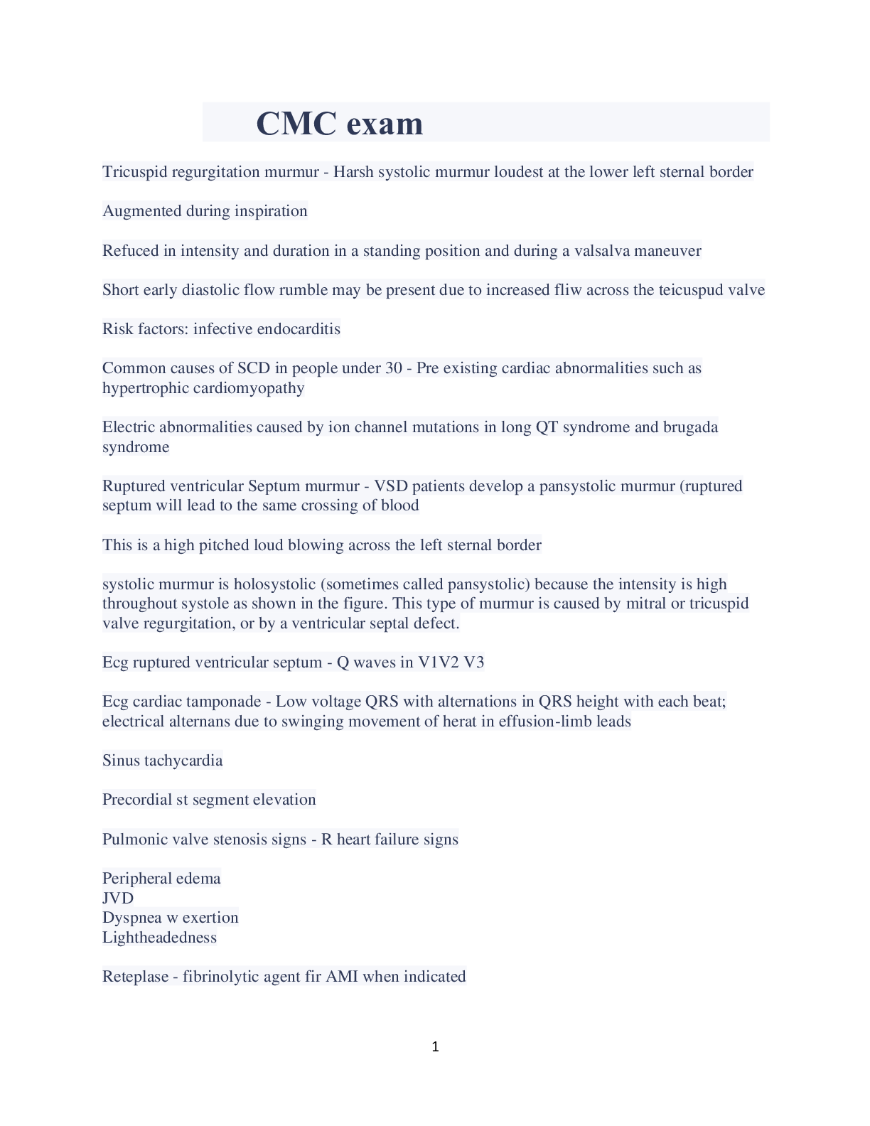 Preview image of CMC exam Latest Update 2023 document