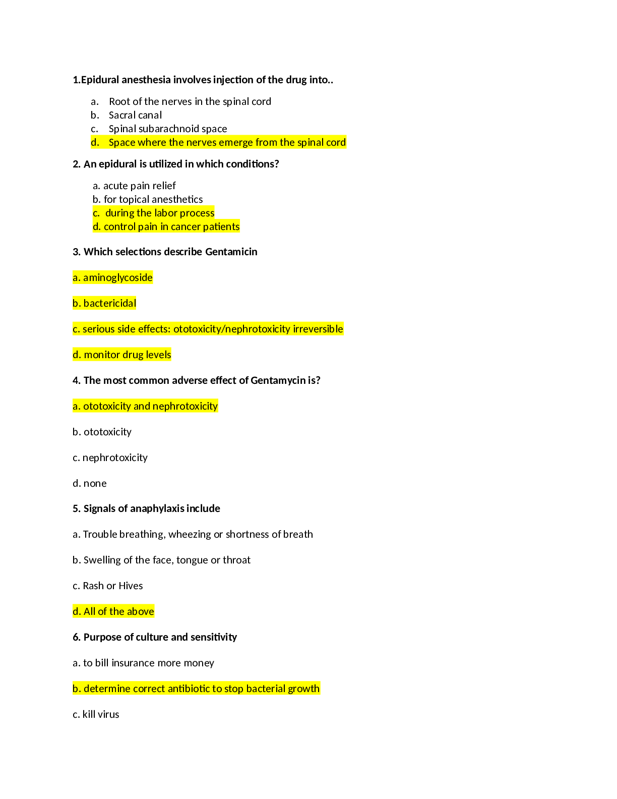 Preview image for Pharm Kahoot Exam 2, Questions With Answers