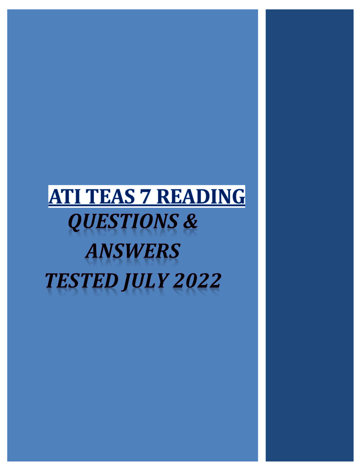 Preview image for ati teas 7 reading