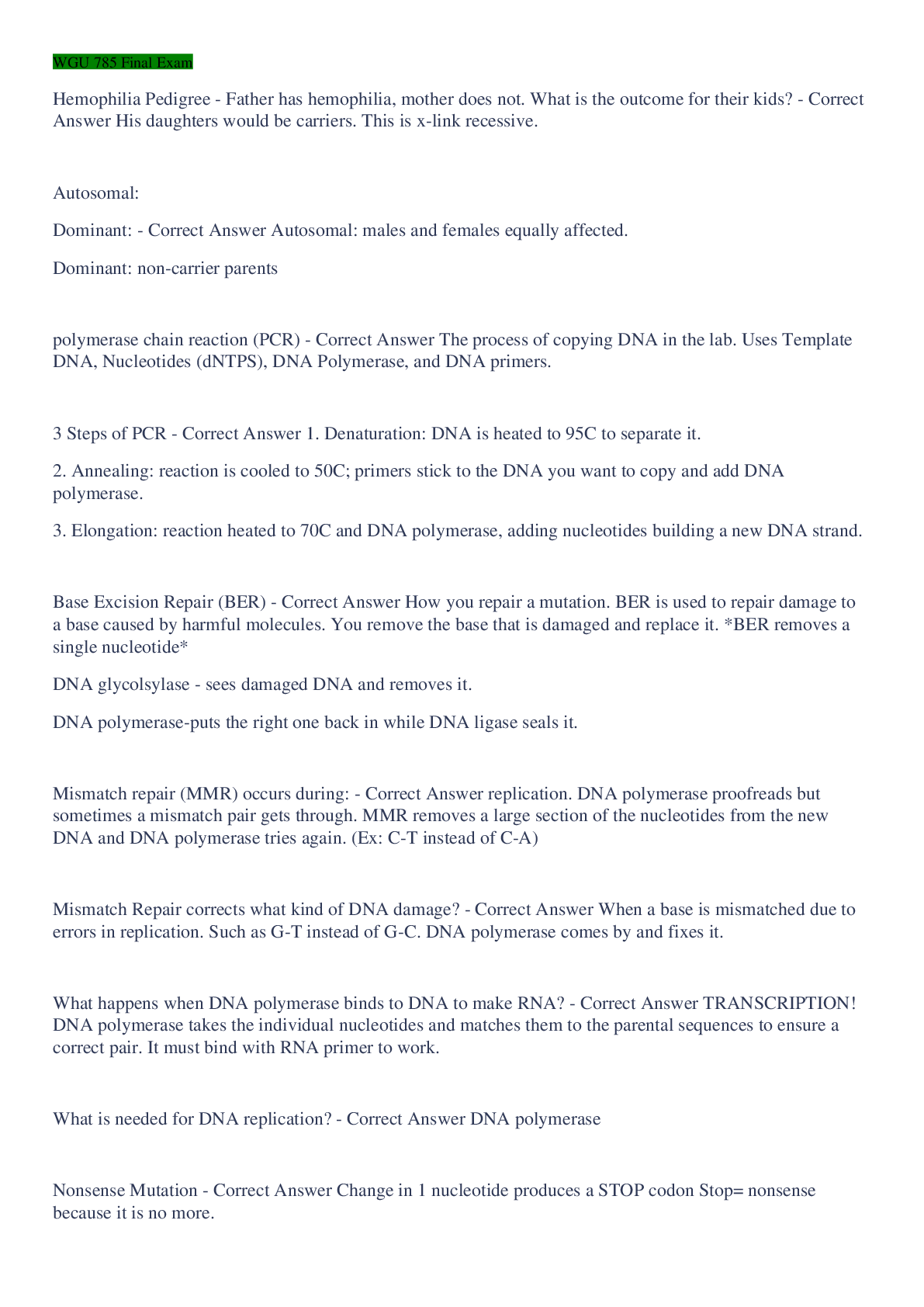 Preview image for WGU 785 Final Exam