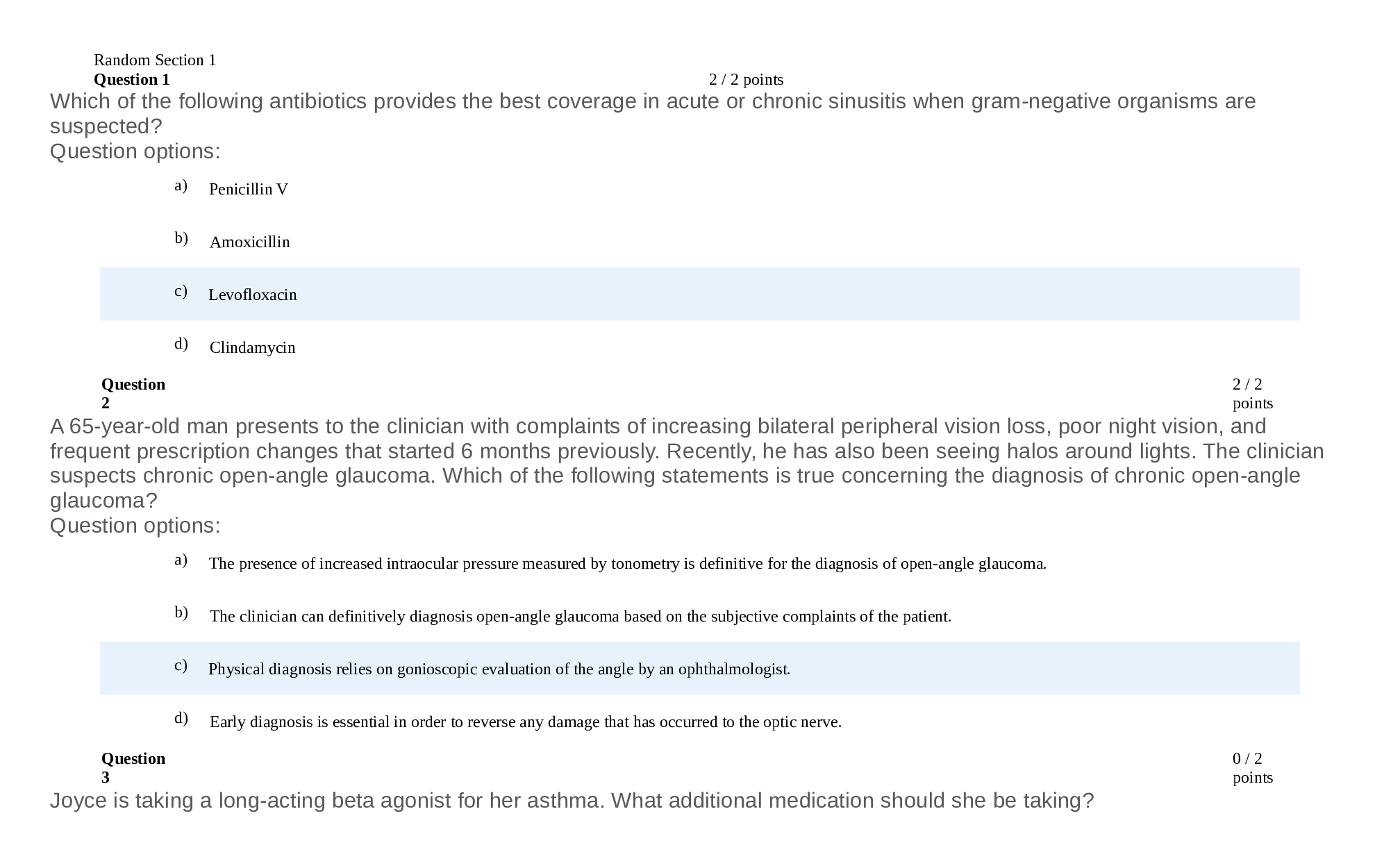 Preview image for MN 568 Quiz Unit 2 with Questions And Answers