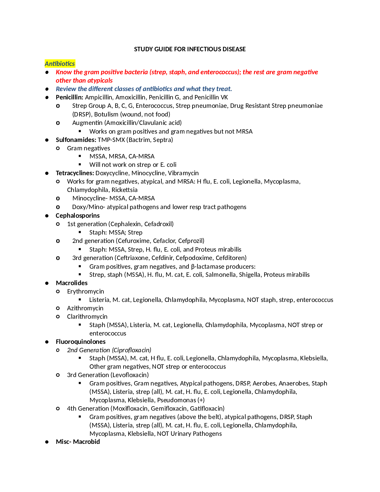 Preview image of NURS 5335 | NURS 5335 FNP2 - Module 2 Study Guide document