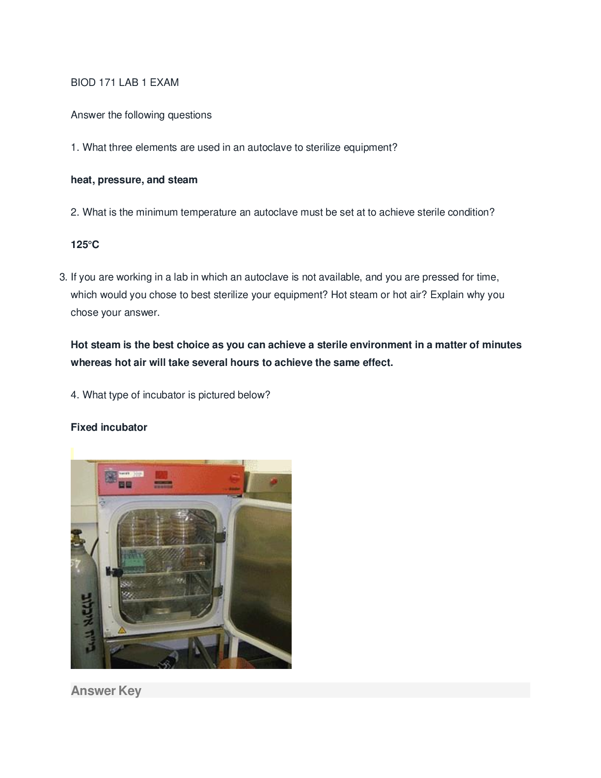 Preview image of BIOD 171 LAB 1 EXAM document