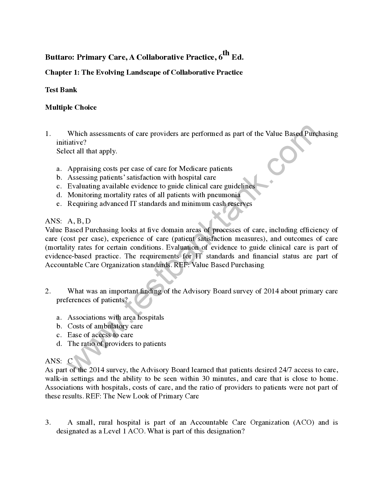 Preview image of Buttaro Primary Care, A Collaborative Practice, 6Ed document