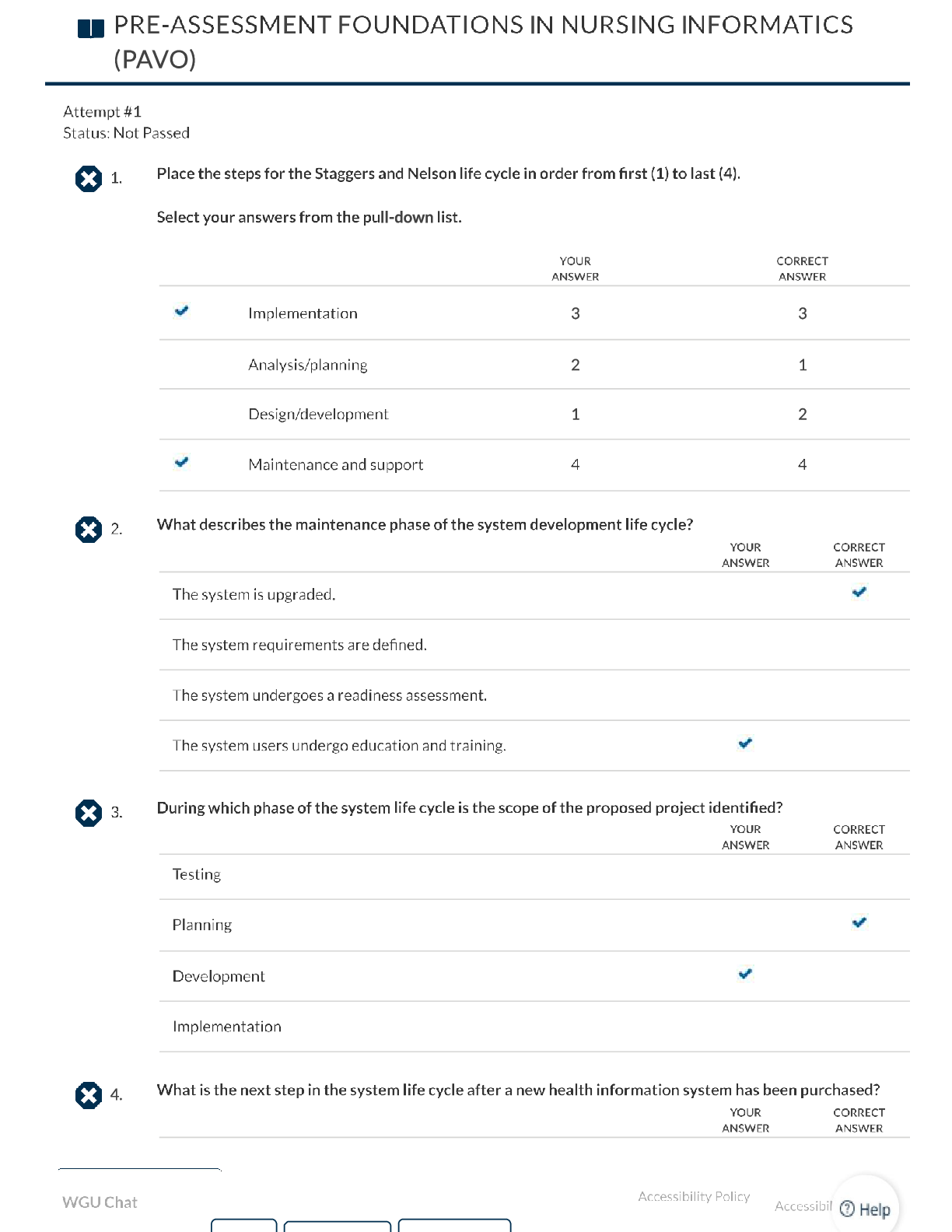 Preview image for WGU C790:PRE-ASSESSMENT FOUNDATION IN NURSING INFORMATION