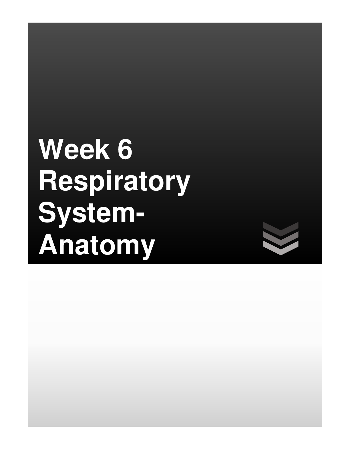 Preview image for BIOS255 Week 6 Respiratory System-Anatomy - Lab