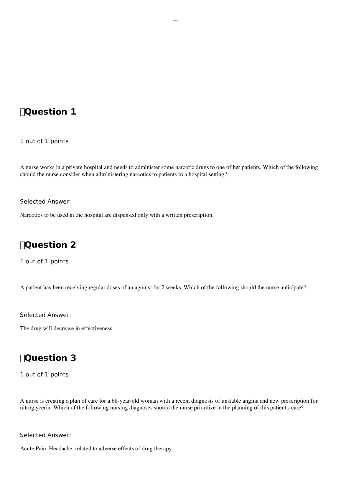 Preview image of Midterm Exam advanced pharmacology document