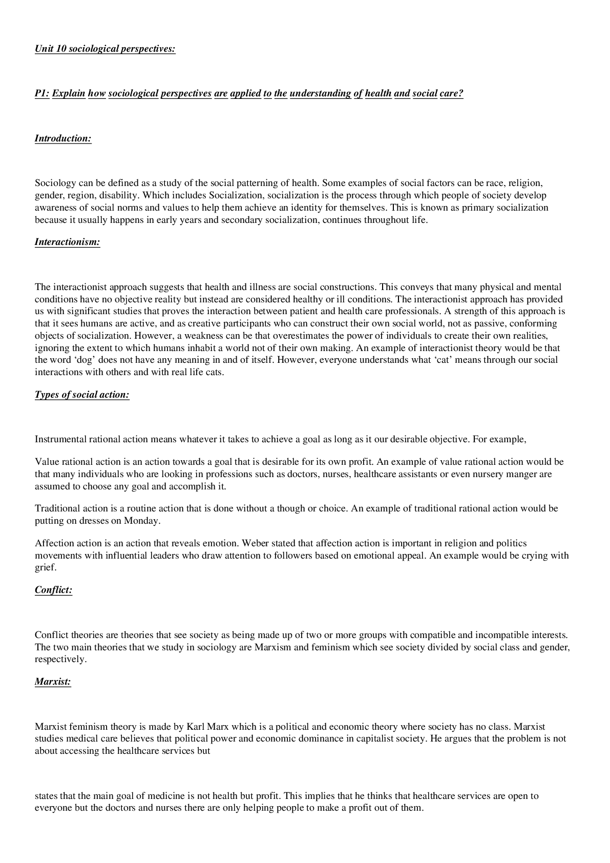 Preview image for Unit 10 Sociological Perspectives