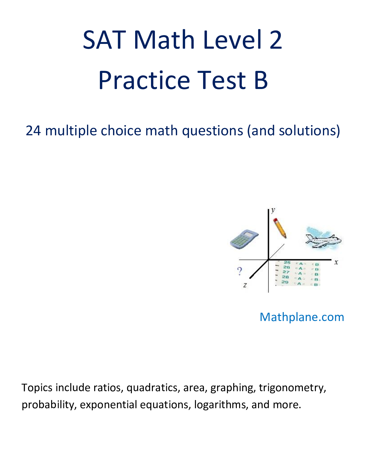 Preview image of SAT-II-Math-Level-2-Practice-Test document