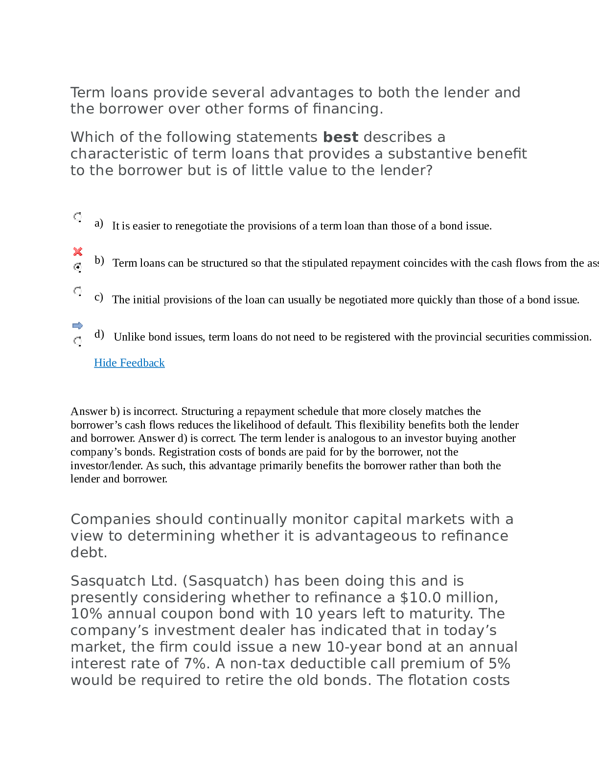 Preview image for ACCOUNTING CORE 2 WEEK 5 QUESTIONS AND ANSWERS