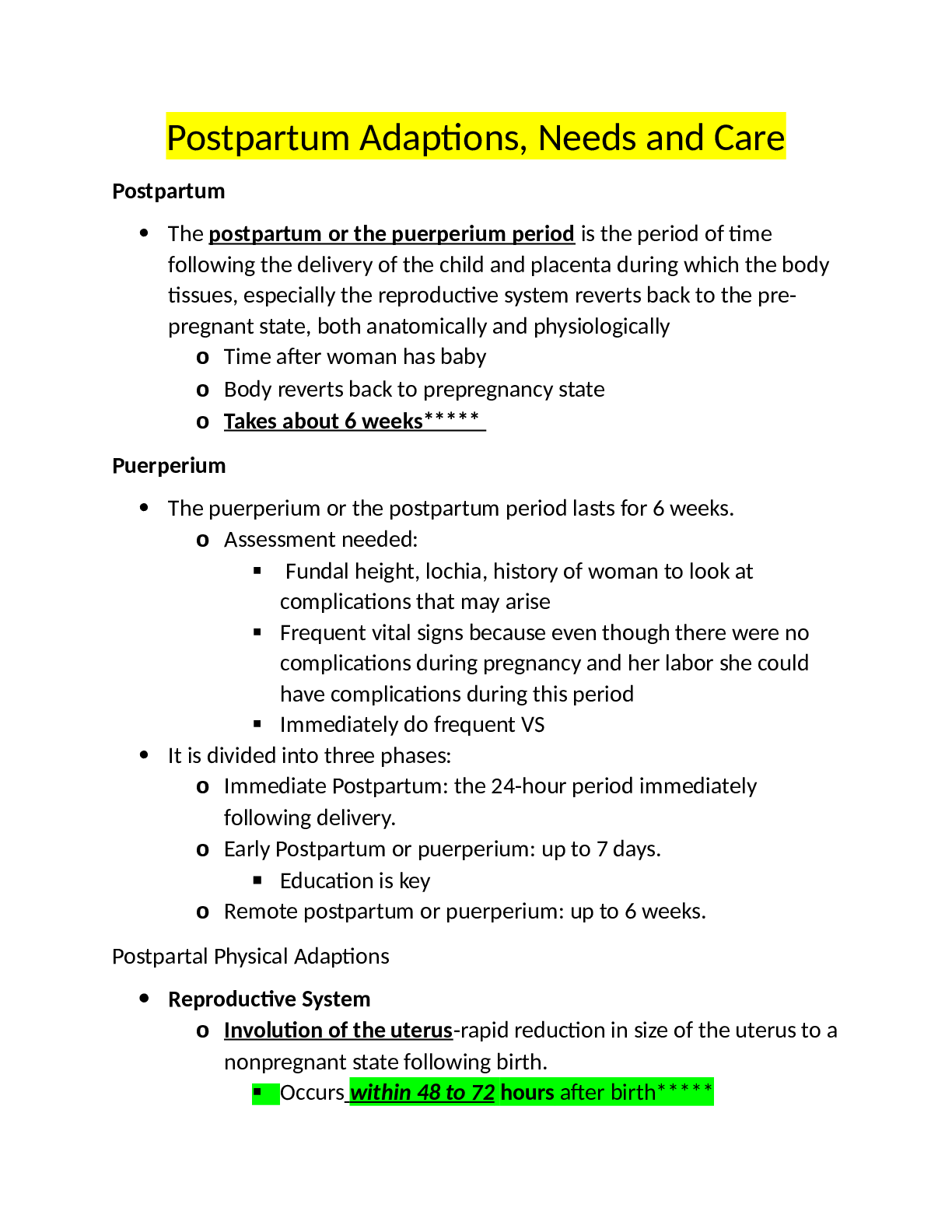 Preview image of OB 101 FINAL EXAM STUDY GUIDE TEST BANK document