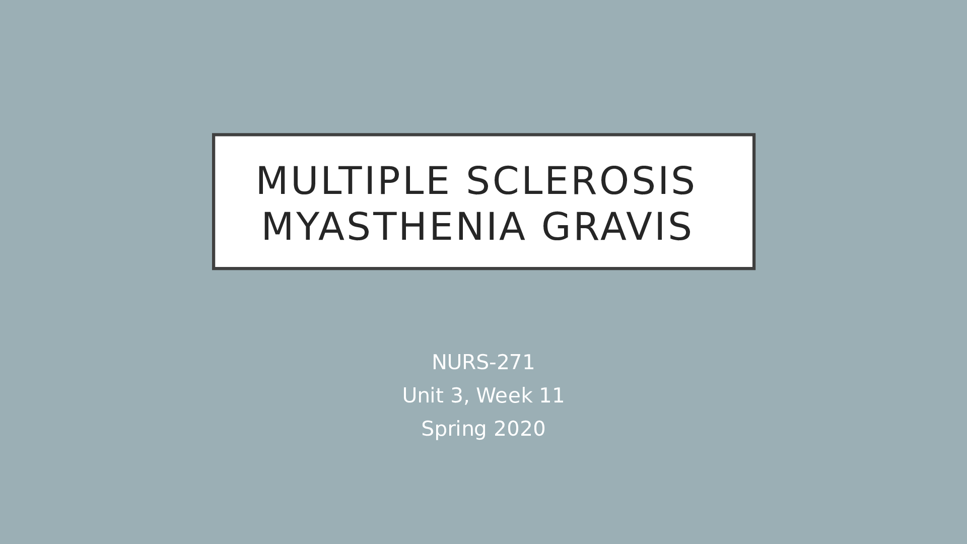 Preview image of NURS271 Unit 3 MSMG Spring 2023 document