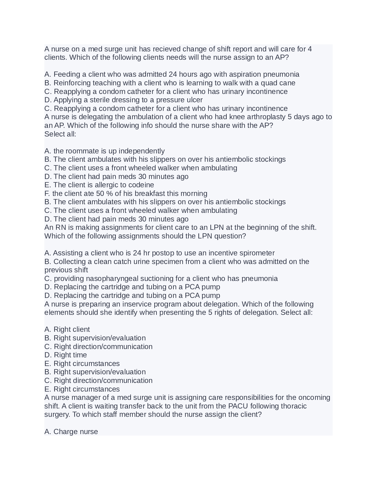 Preview of ATI PAPER PREDICTOR 2023