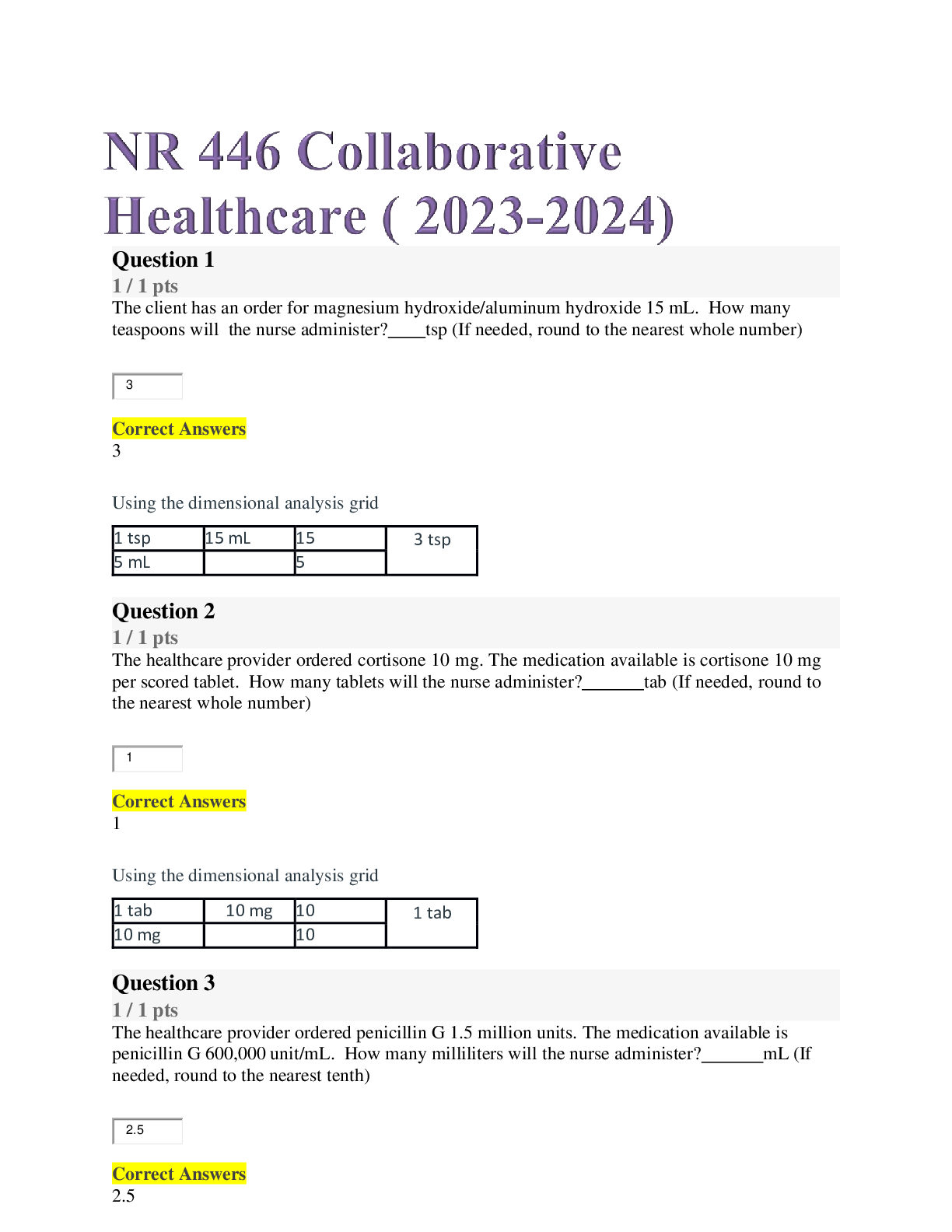Preview image for NR 446 Collaborative Healthcare ( 2023-2024)