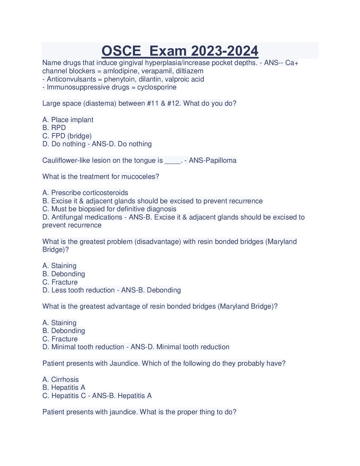 Preview image for OSCE Exam 2023-2024