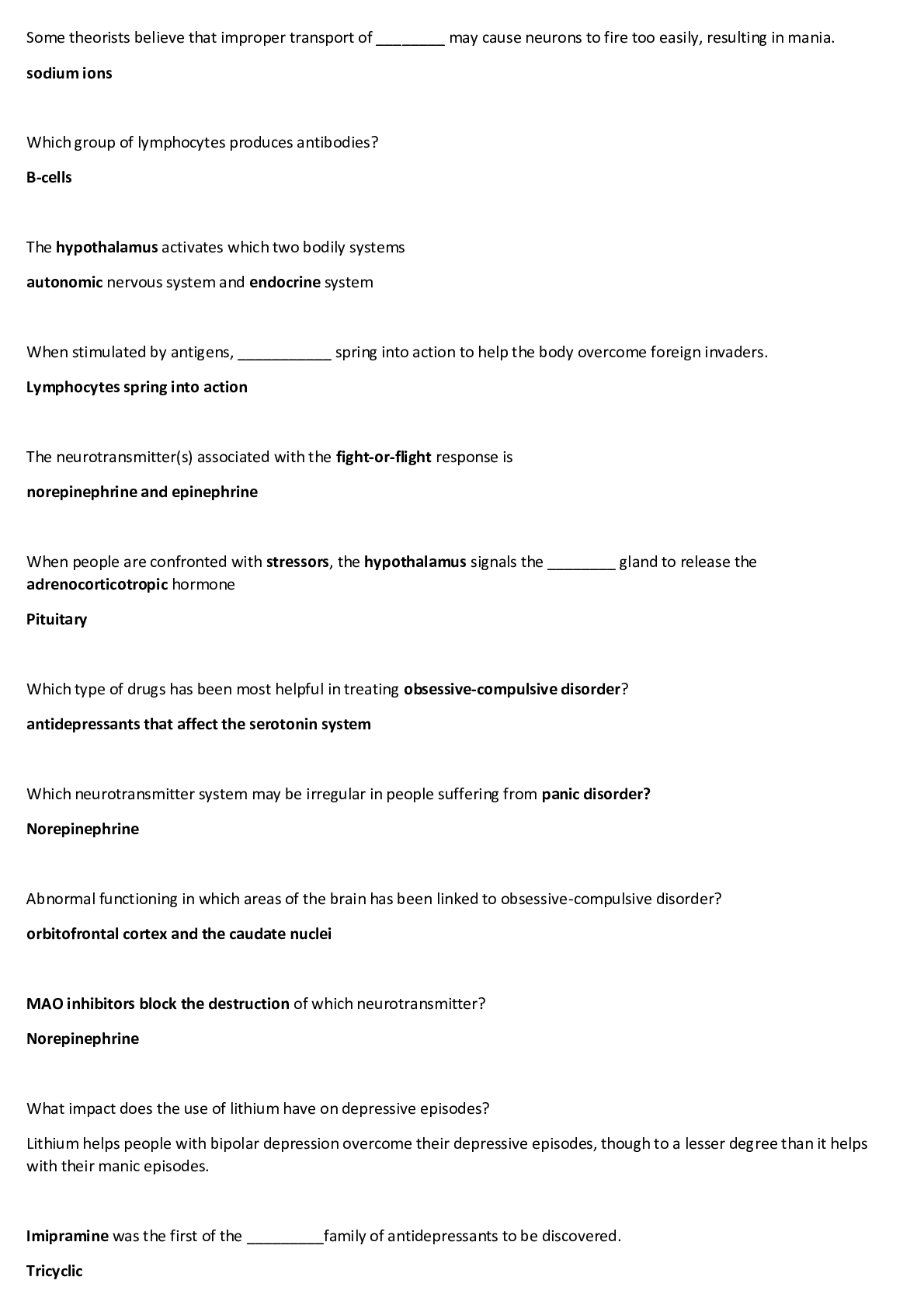 Preview image for ABRNORMAL MCQ docx