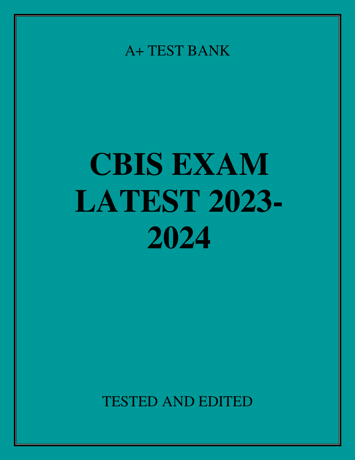Preview image for CBIS EXAM LATEST 2023- 2024