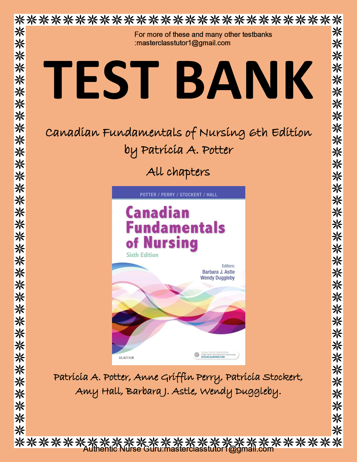 Preview image for Canadian Fundamentals of Nursing 6th Edition by Potter Test Bank | Comprehensive Companion