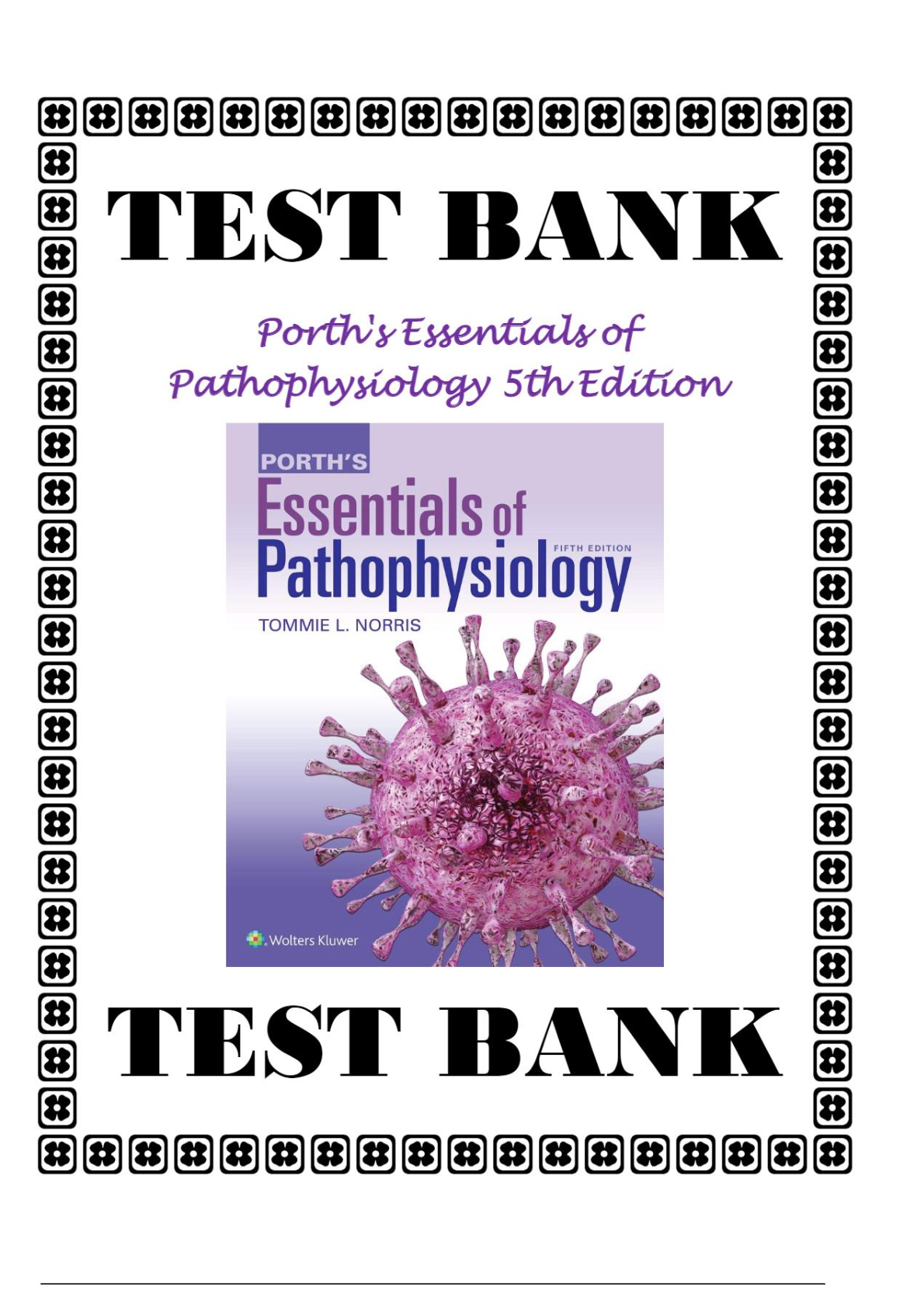 Porth s essentials of pathophysiology 5th edition test bank browsegrades