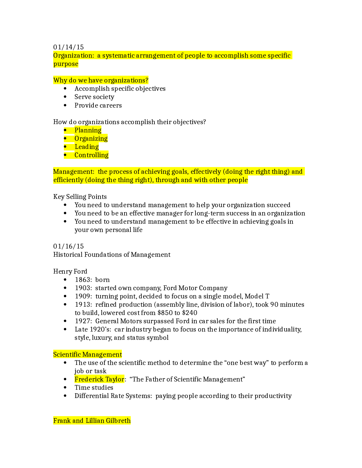 Preview of BCOR 370 WVU Exam 1 Houghton Questions With Complete Verified Solution