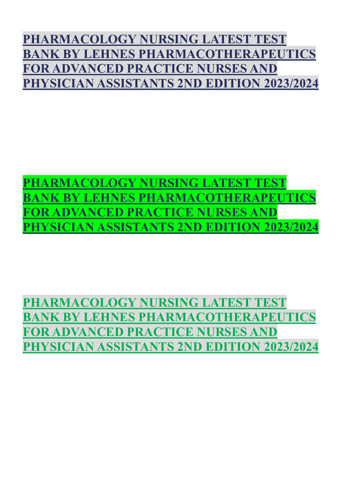 Preview image for PSYCHOTHERAPY FOR THE ADVANCED PRACTICE PSYCHIATRIC NURSE TEST BANK