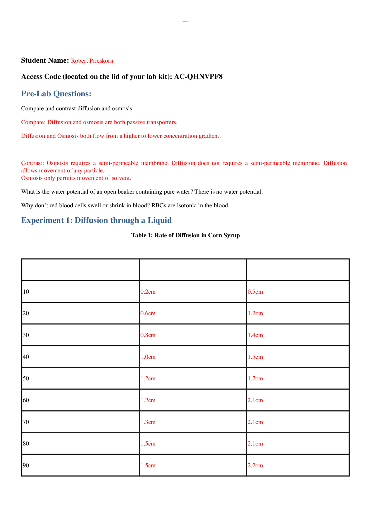 Preview image for BIO 201L LAB 4 DIFFUSSION AND OSMOSIS (Straighterline)! RATED A+