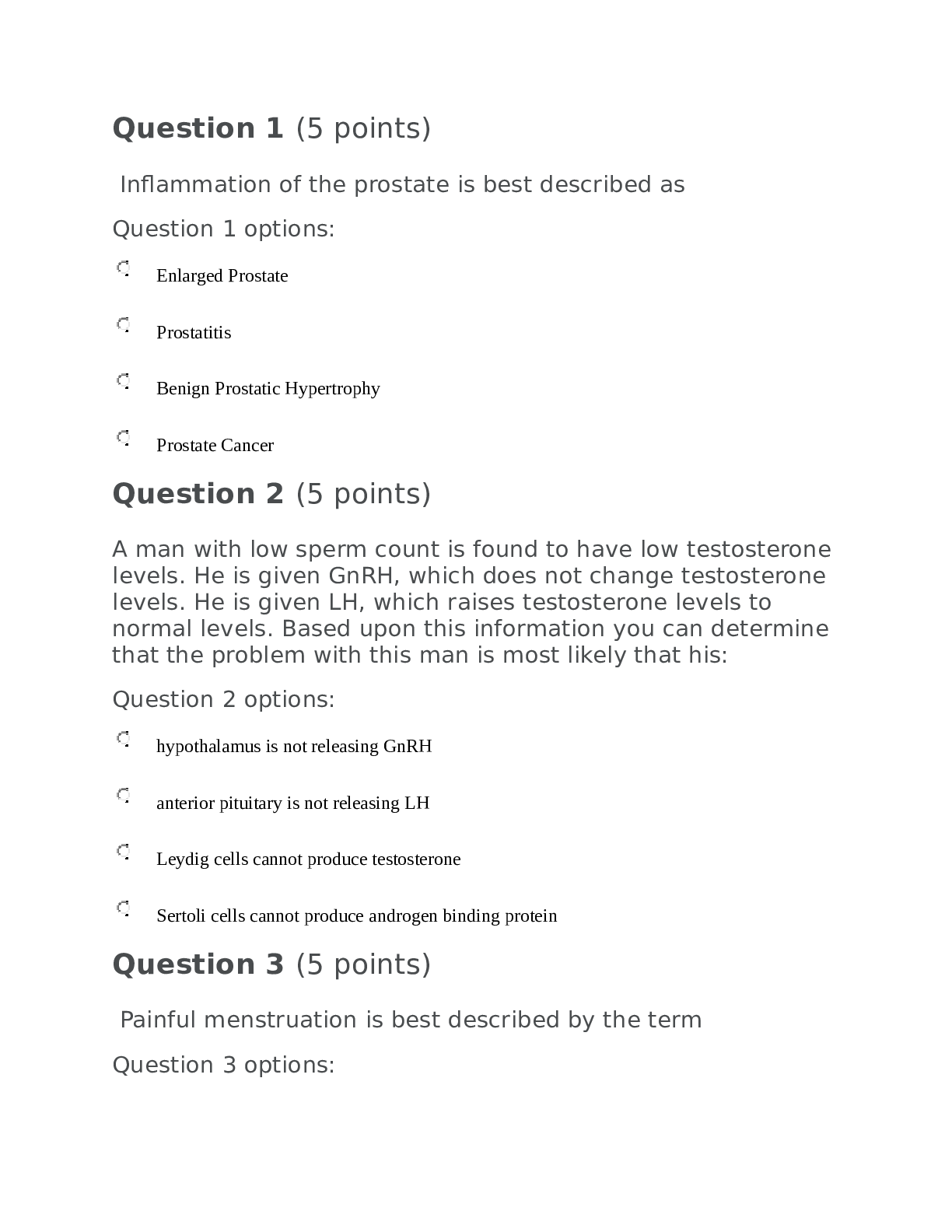 Preview image of MSN 570 FINAL EXAM ADVANCED PATHOPHYSIOLOGY 2023 document