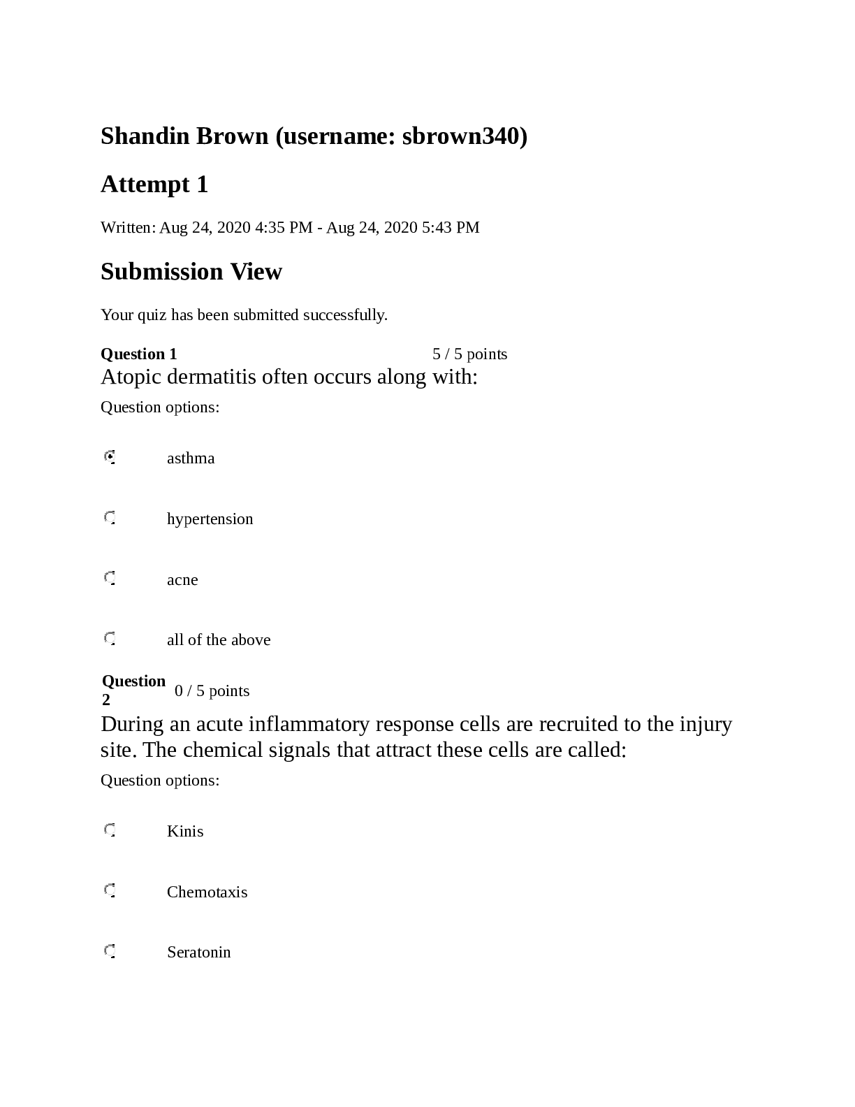 Preview image of MSN 570 FINAL EXAM ADVANCED PATHOPHYSIOLOGY 2023 VERSION 2 document