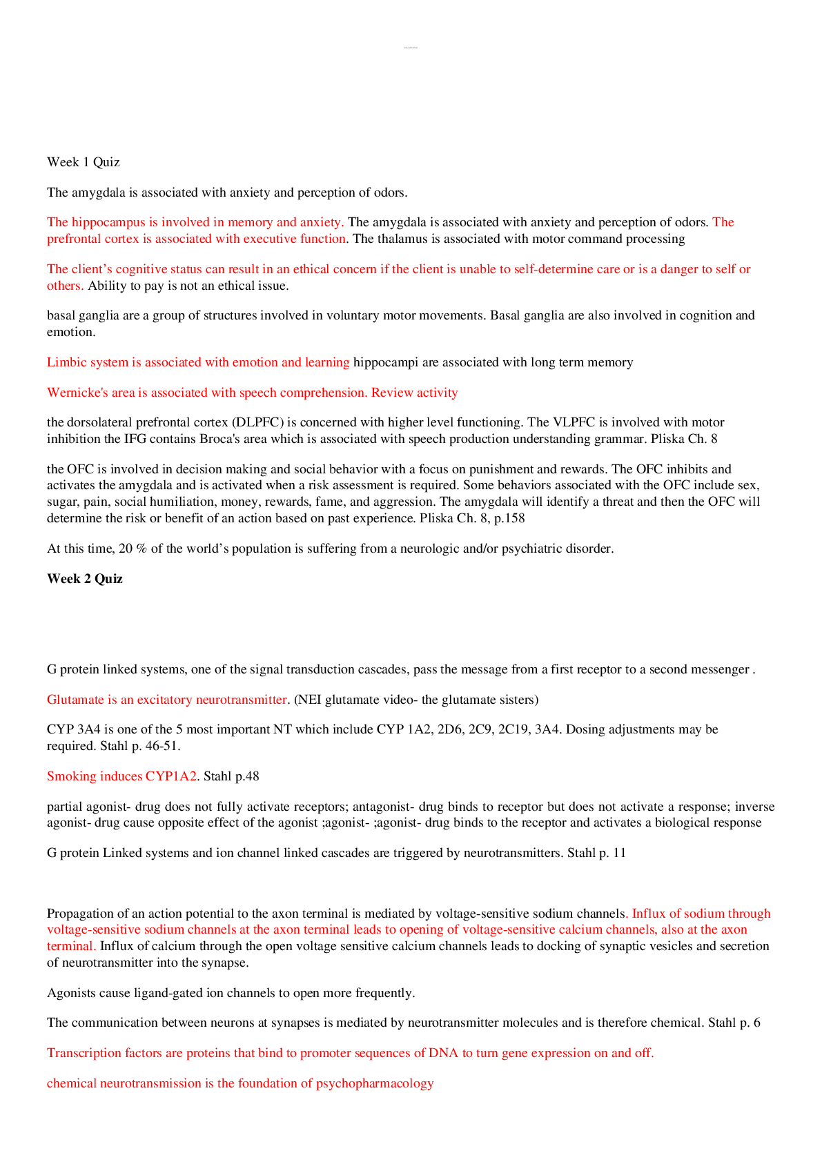Preview image for NR546 Quiz reviews - Weekly Quiz review! 100% CORRECT ANSWERS