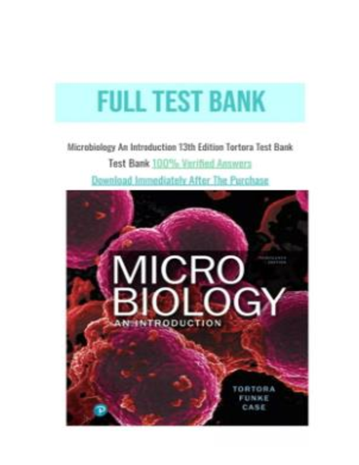Preview image for Test Bank For Microbiology: An Introduction Plus Mastering Microbiology, 13th Edition By Gerard J. Tortola