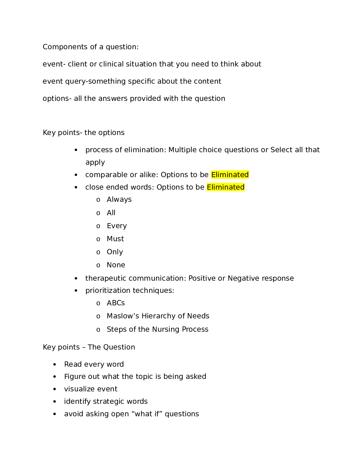 Preview image of NR324 CMS Review Guide document