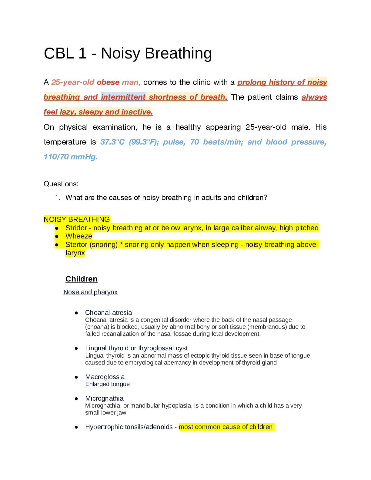Preview image of CBL 1 - Noisy Breathing document