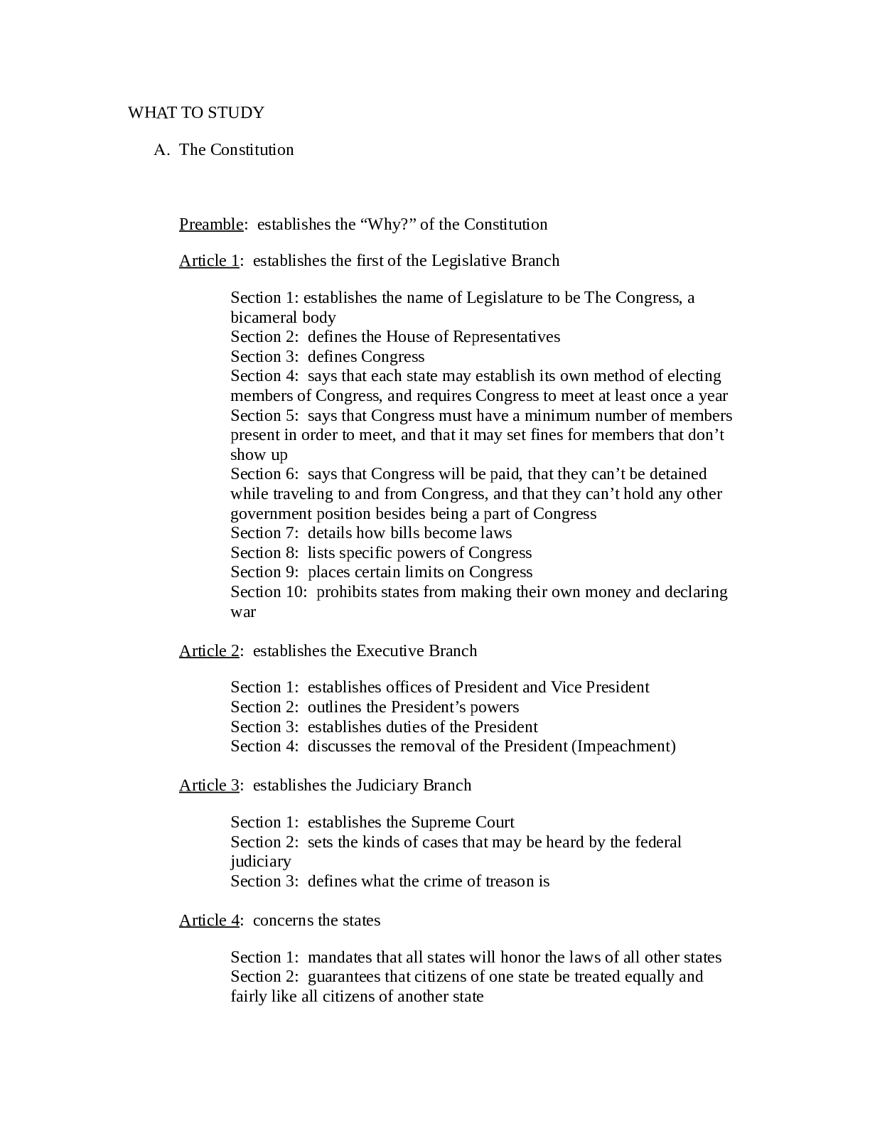 Preview image of POLI SCI TEST 1 STUDY GUIDE 2023 document