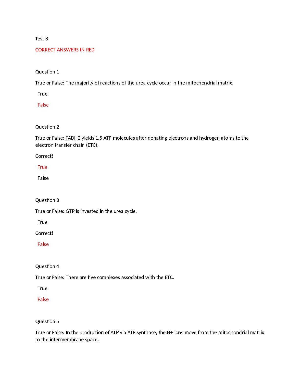 Preview image of CHEM 210 TEST 8 document