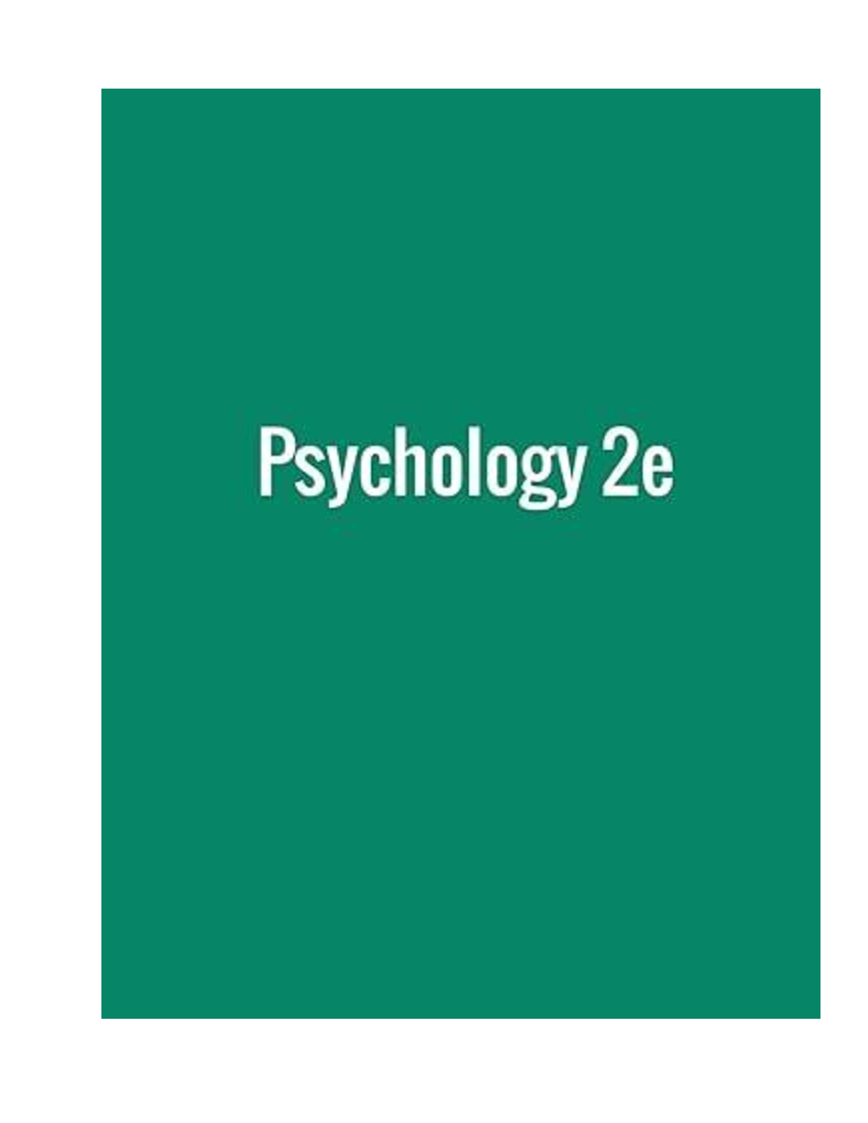 [eBook][PDF] Psychology 2nd Edition By ROSE M. SPIELMAN et al
