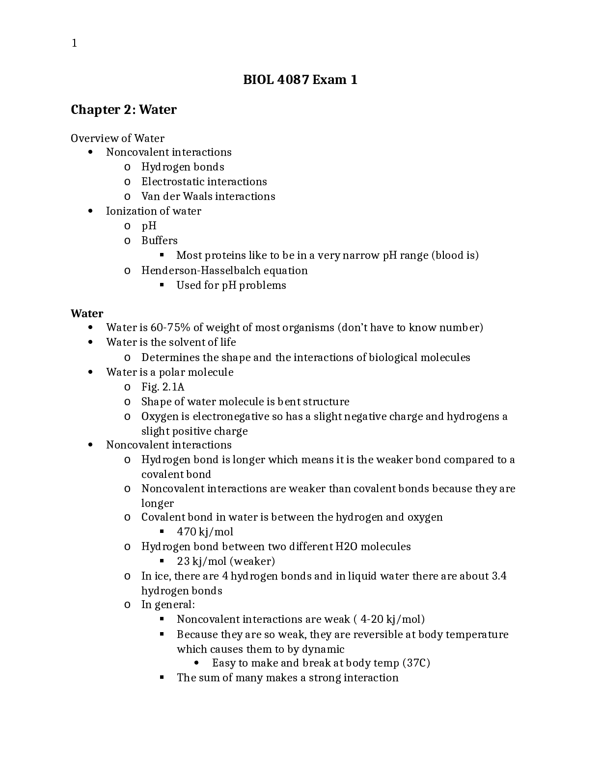 Preview image of BIOL 4087 Exam 1 2023 document