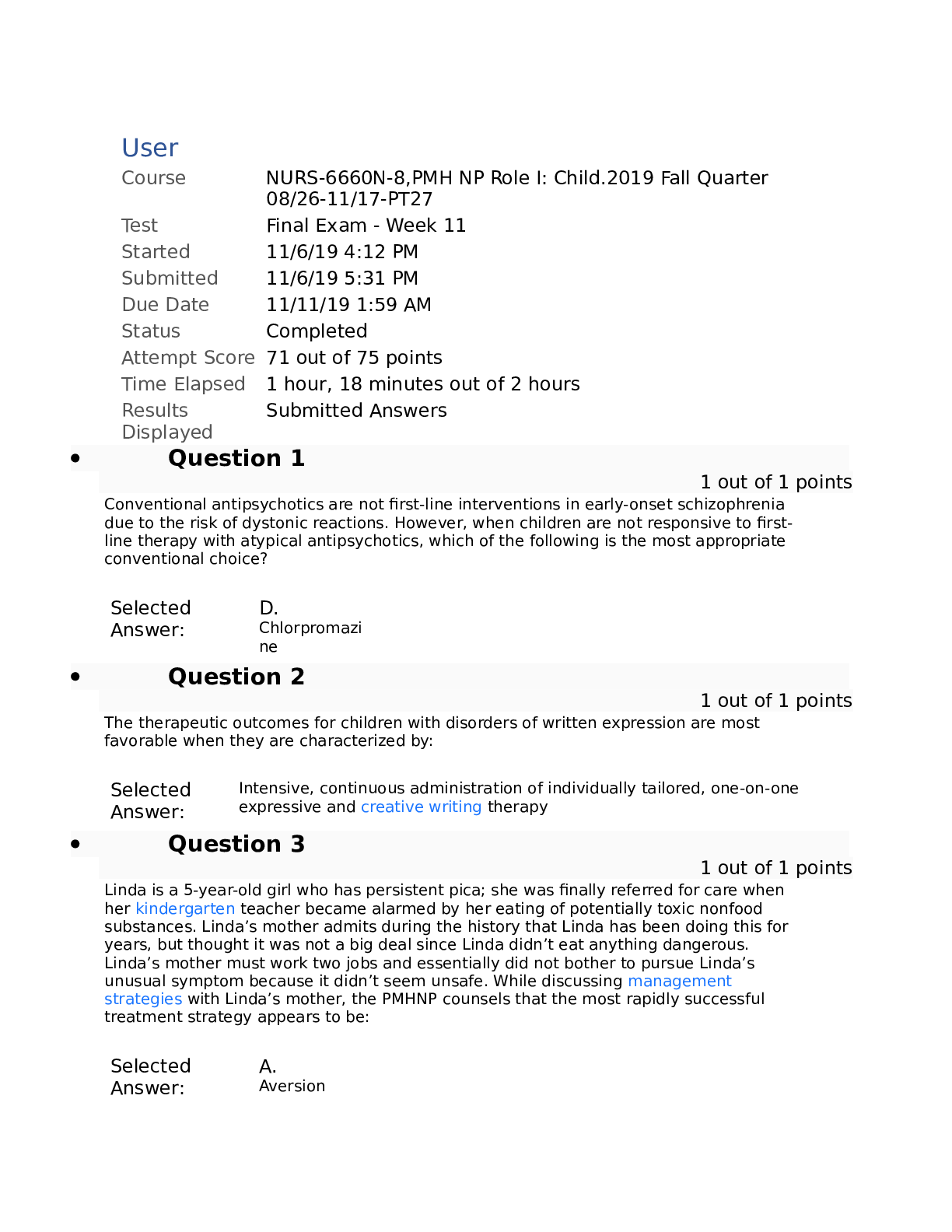 Preview image of NURS 6660 FINAL EXAM VERSION 1 2022 document