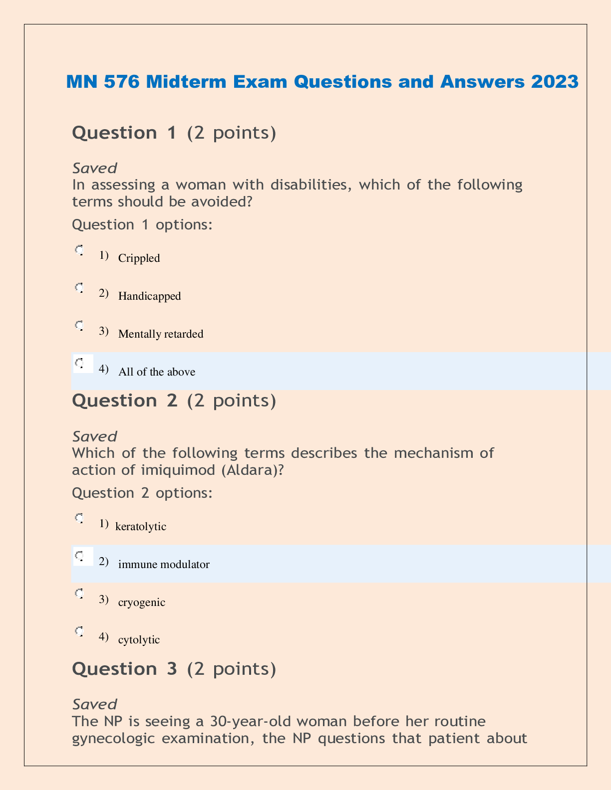 Preview image for MN 576 Midterm Exam Questions and Answers 2023