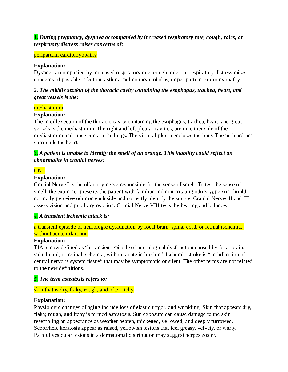 Preview of NSG 3370 MIDTERM  AND FINAL STUDY QUESTIONS ALL VERSIONS 2022-2023