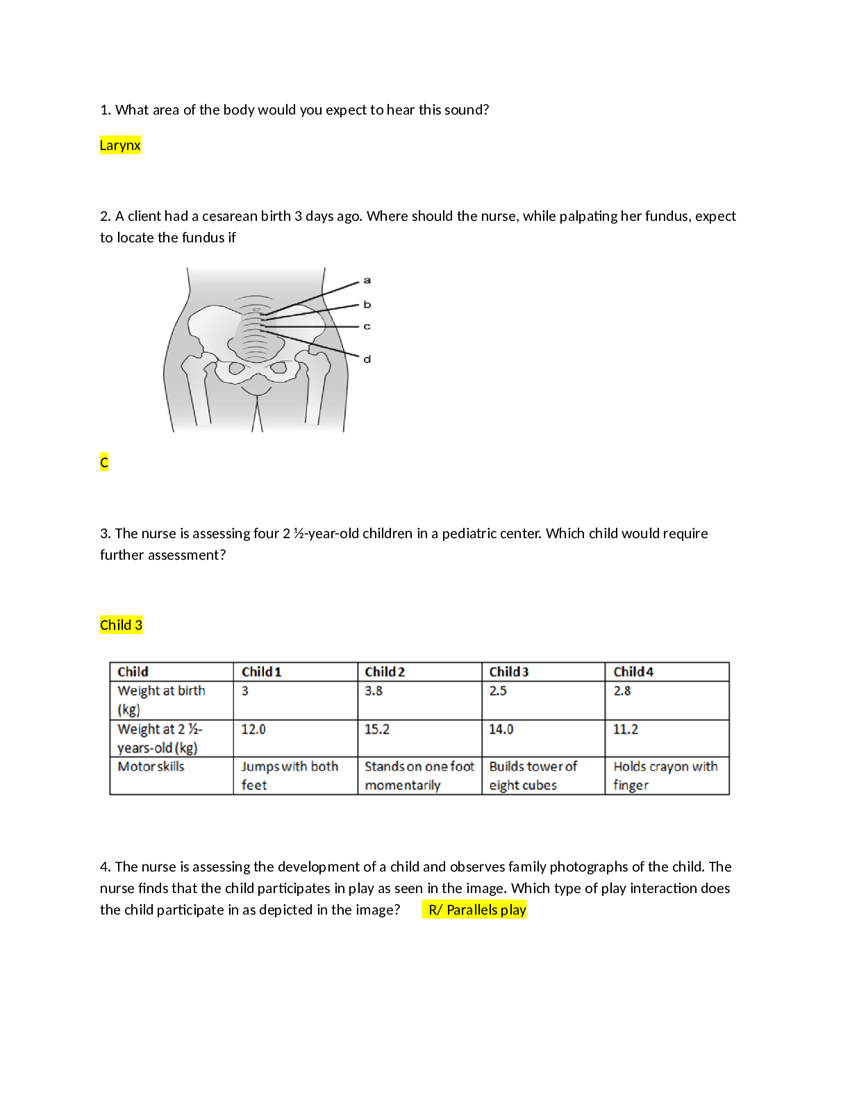 Preview image of My Final Hesi SATA Tercero document