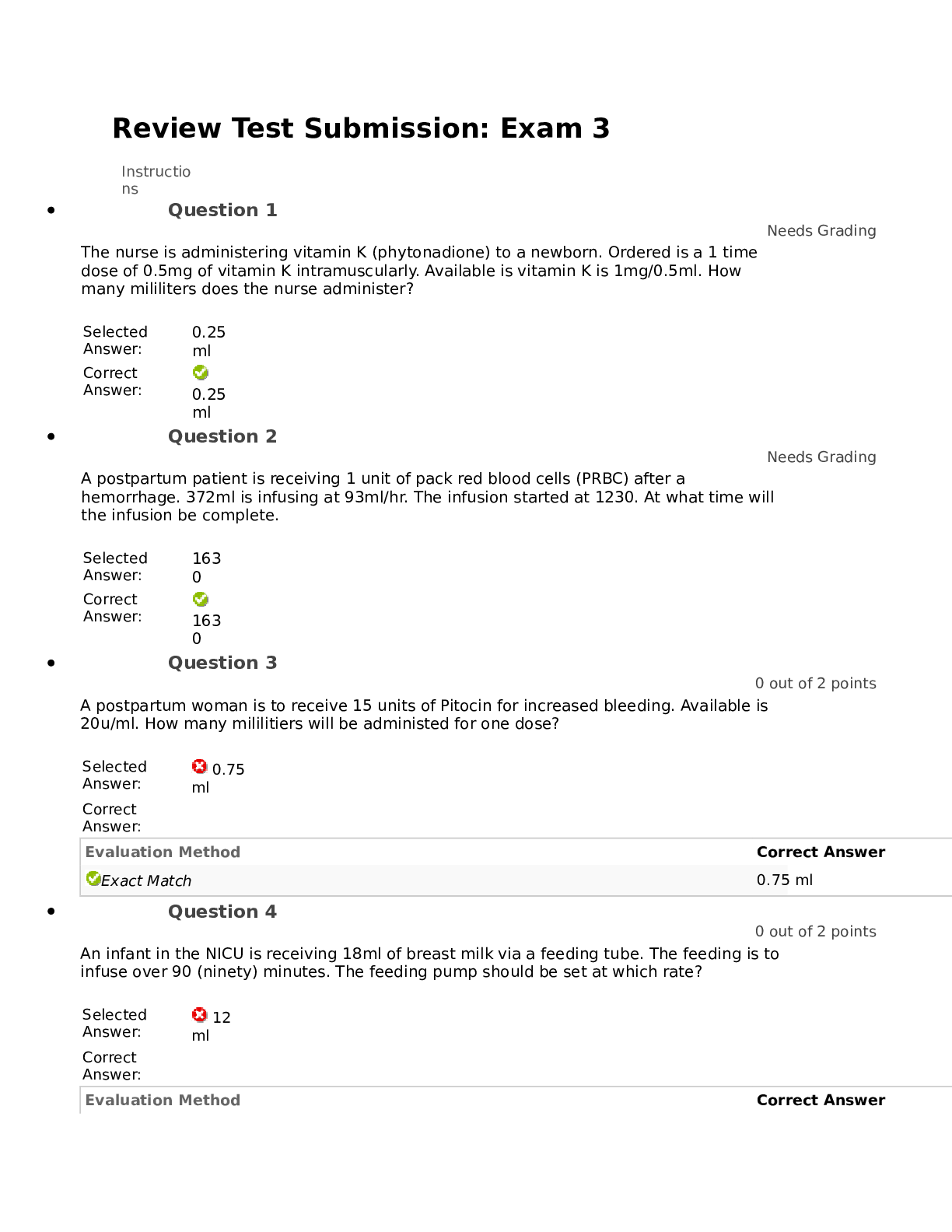 Preview image of NURS 320 EXAM 3 MATERNITY document