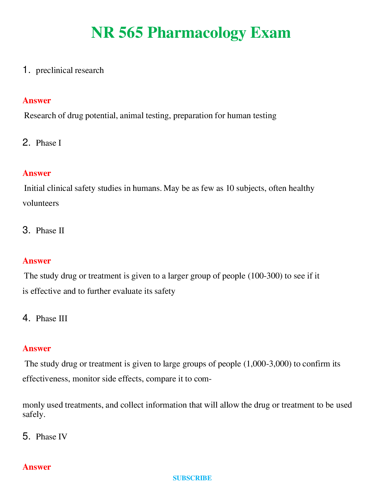 NR 565 Pharmacology Exam | Questions & Answers with rationales