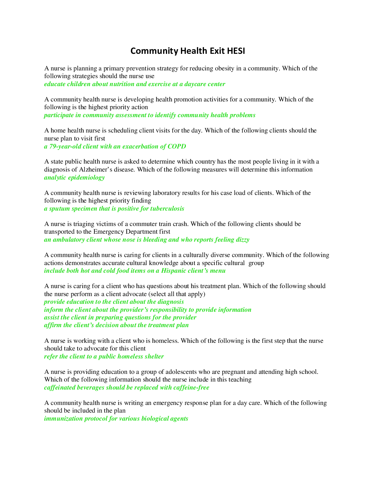 Preview image for _HESI_Exit for Community_Health