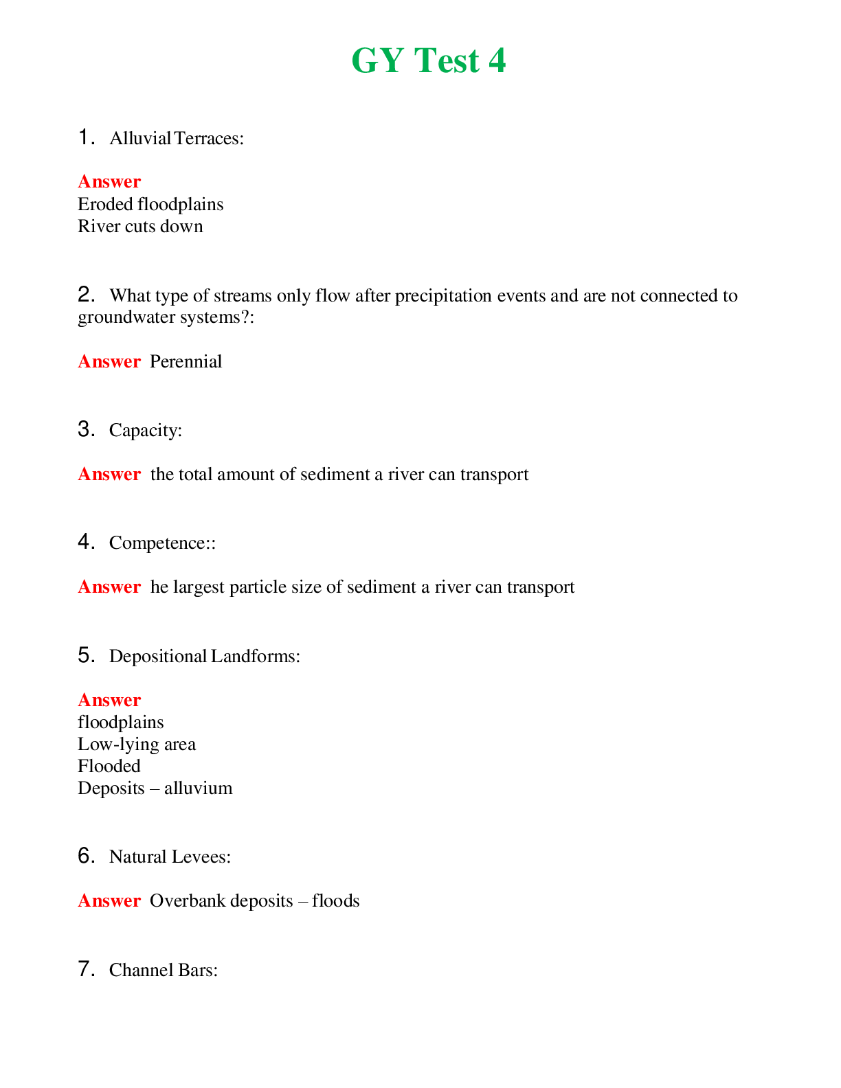   GY Test 3 | Actual Questions and Verified Answers ( Included ) 100% Correct