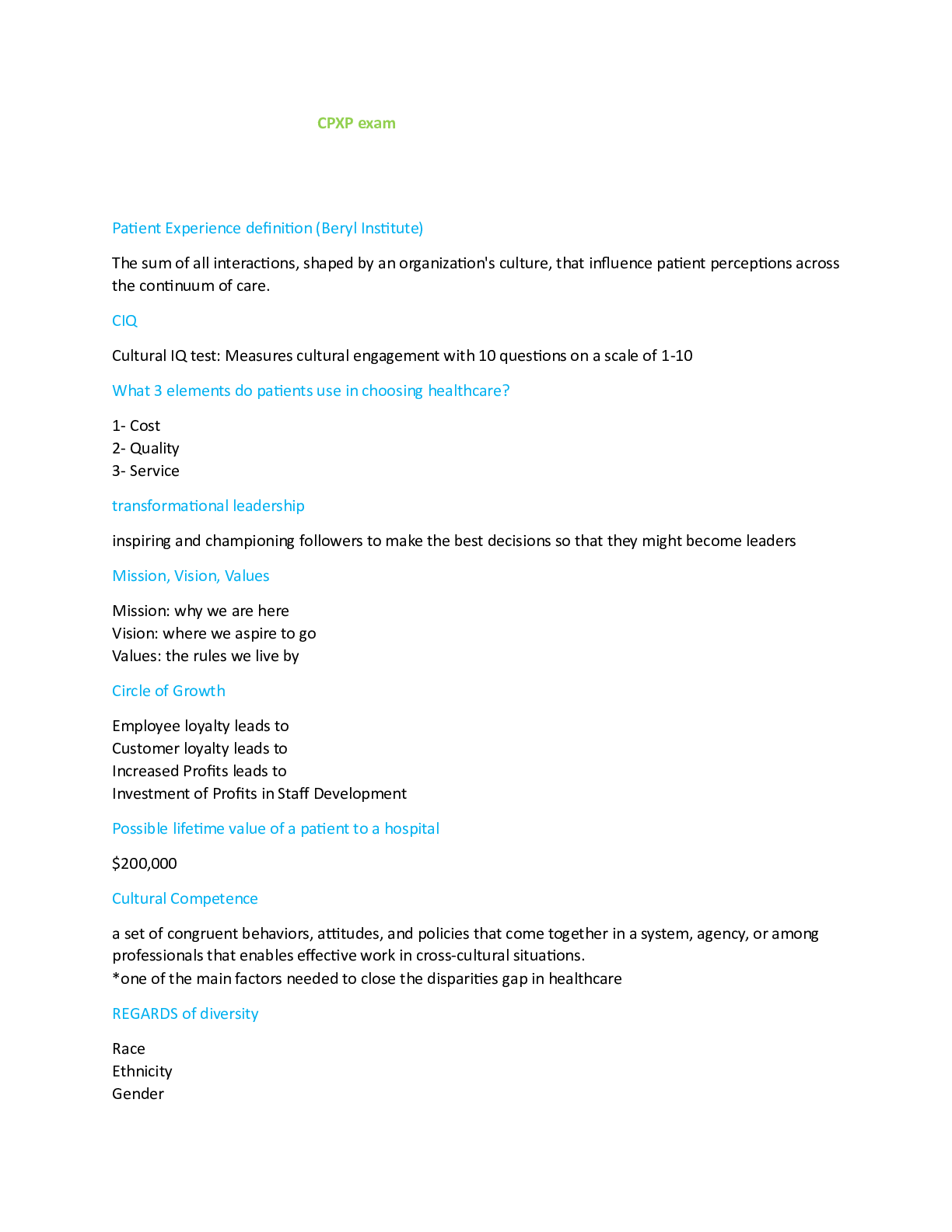 CPXP exam questions and answers Graded A+ complete solution 2024/2025