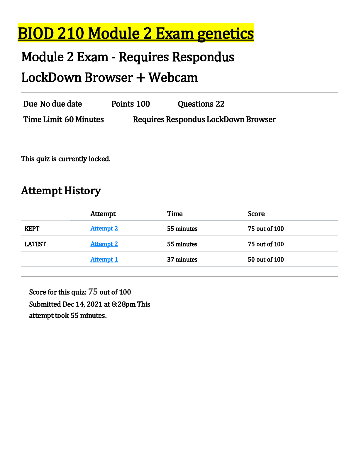 Preview image for BIOD 210 Module 2 Exam genetics